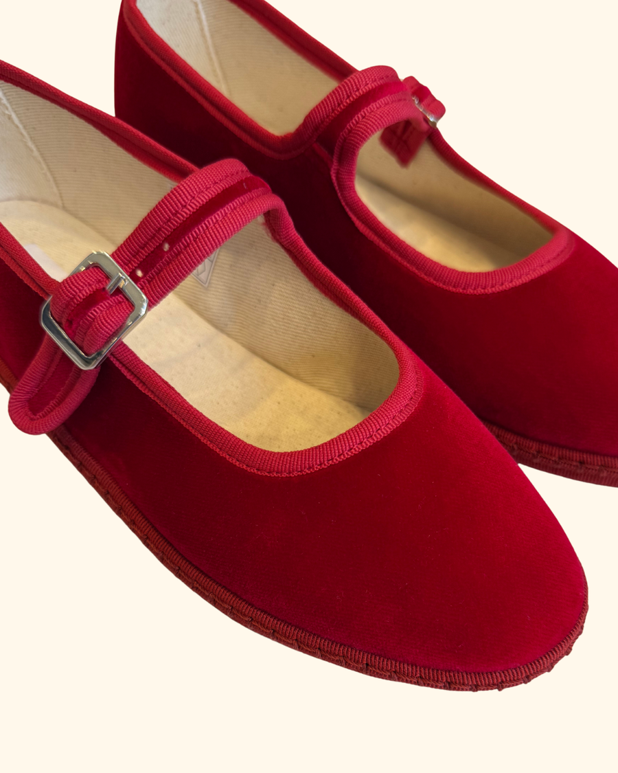 Mary Jane Panna Cotta Red