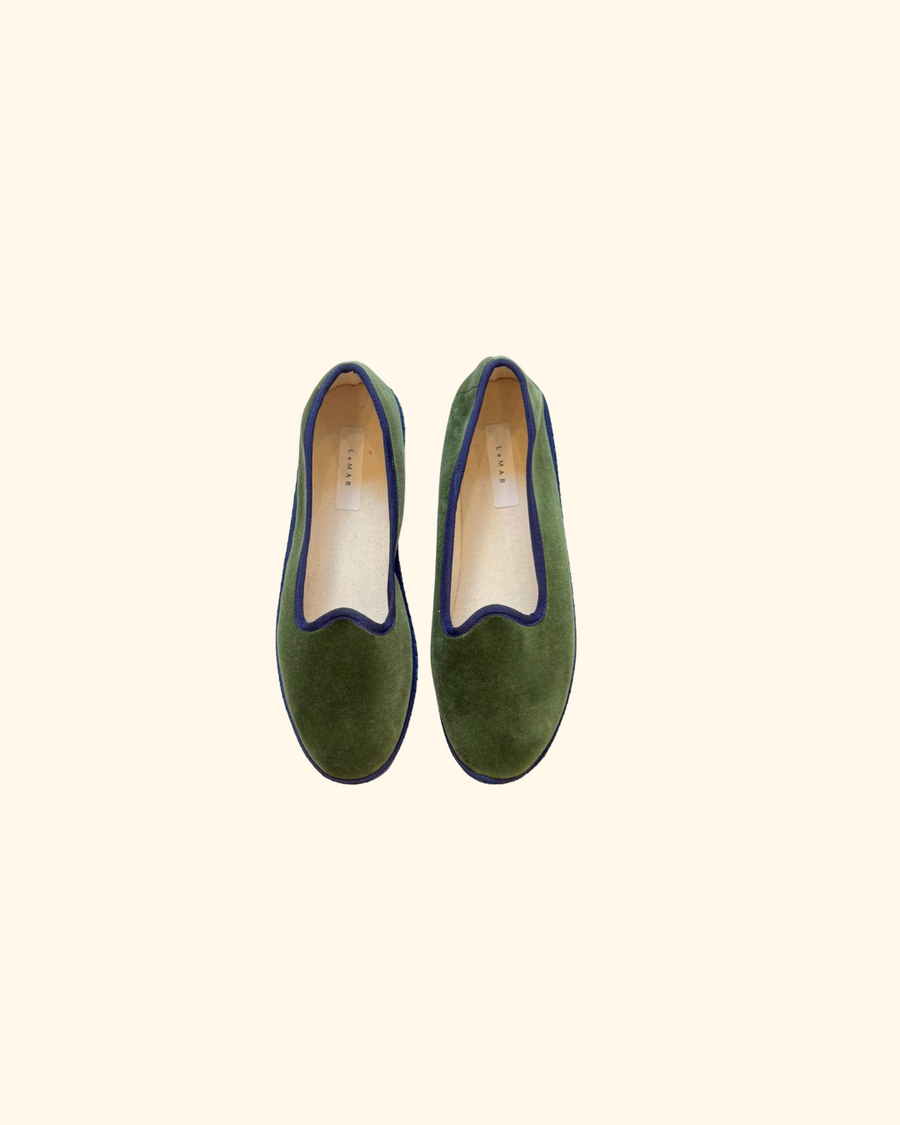 Canederli / Sage green-Blue navy