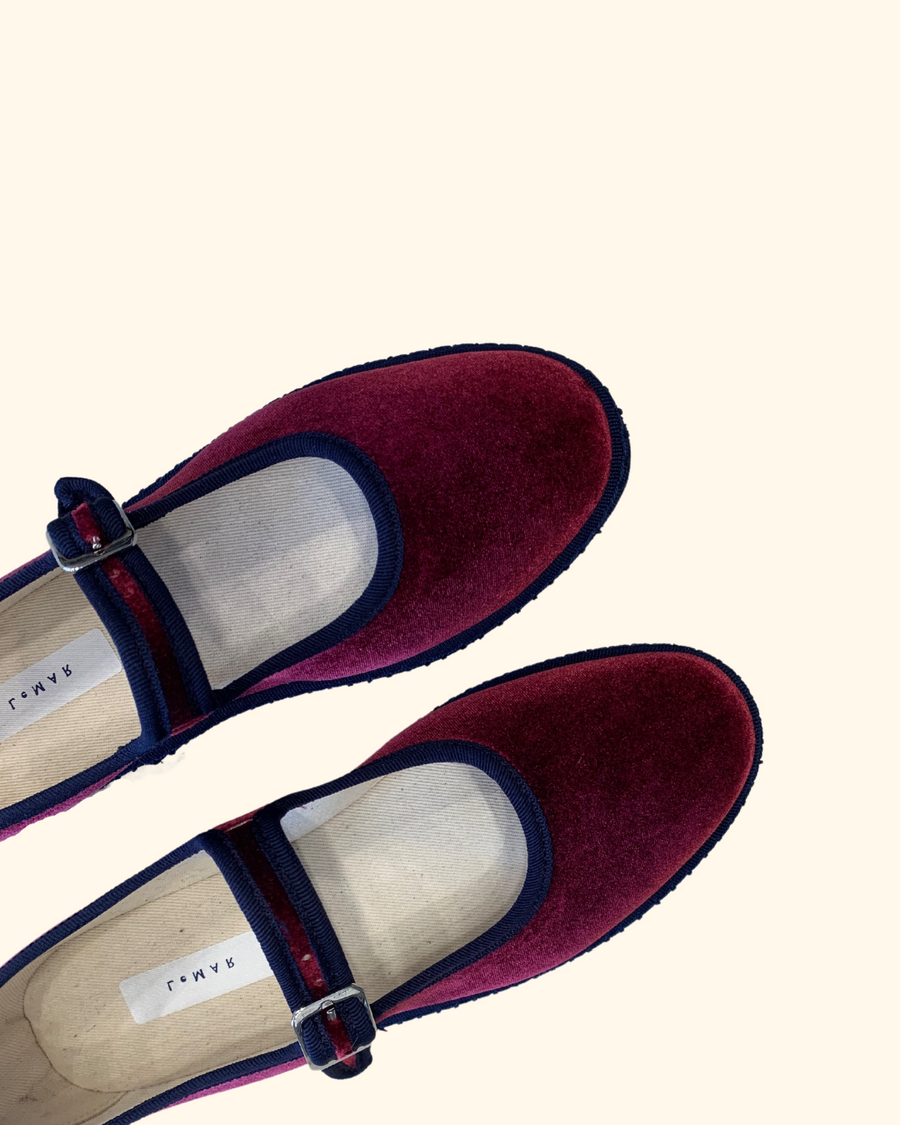 Crostata / Bordeaux-blue navy